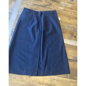 DSCP Womens 10 Quarterdeck Collection Black Skirt  Women's Belted Class 1 New